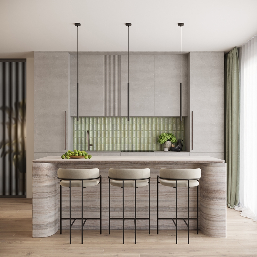 Lámpara colgante ARCHE 1xG9/8W/230V negro
