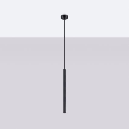 Lámpara colgante ARCHE 1xG9/8W/230V negro