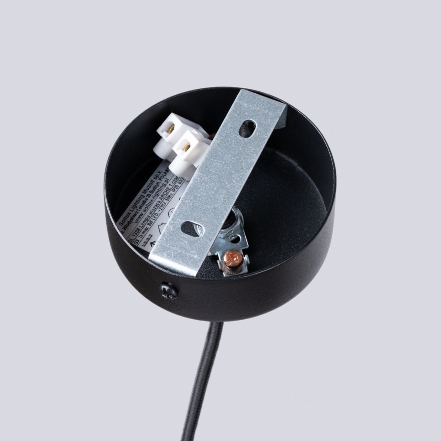 Lámpara colgante ARCHE 1xG9/8W/230V negro