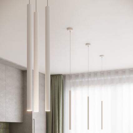 Lámpara colgante ARCHE 3xG9/8W/230V blanco