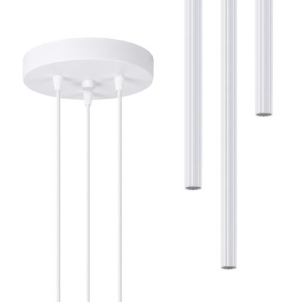 Lámpara colgante ARCHE 3xG9/8W/230V blanco
