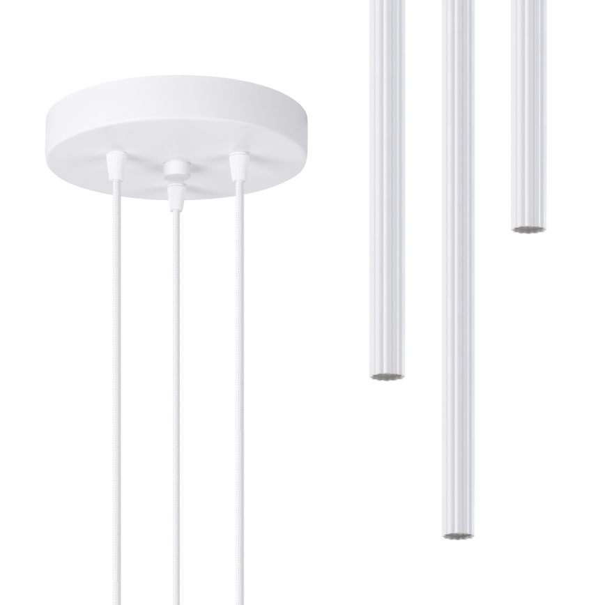 Lámpara colgante ARCHE 3xG9/8W/230V blanco