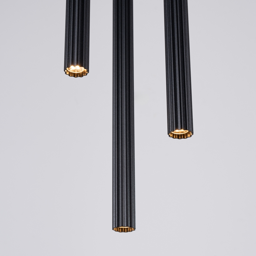 Lámpara colgante ARCHE 3xG9/8W/230V negro