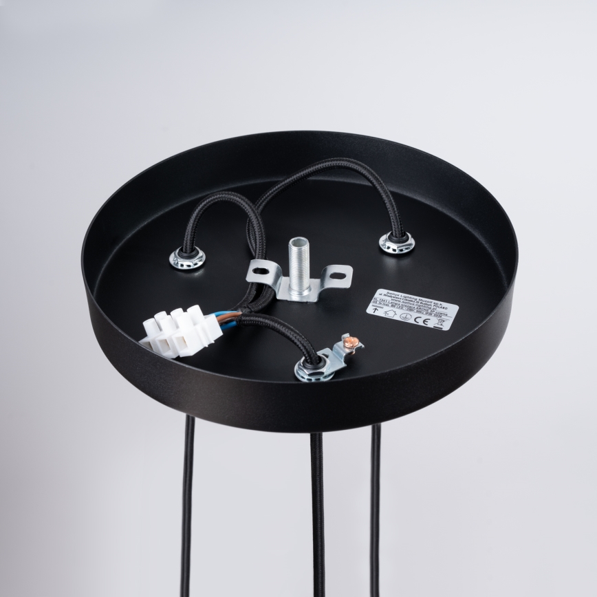Lámpara colgante ARCHE 3xG9/8W/230V negro