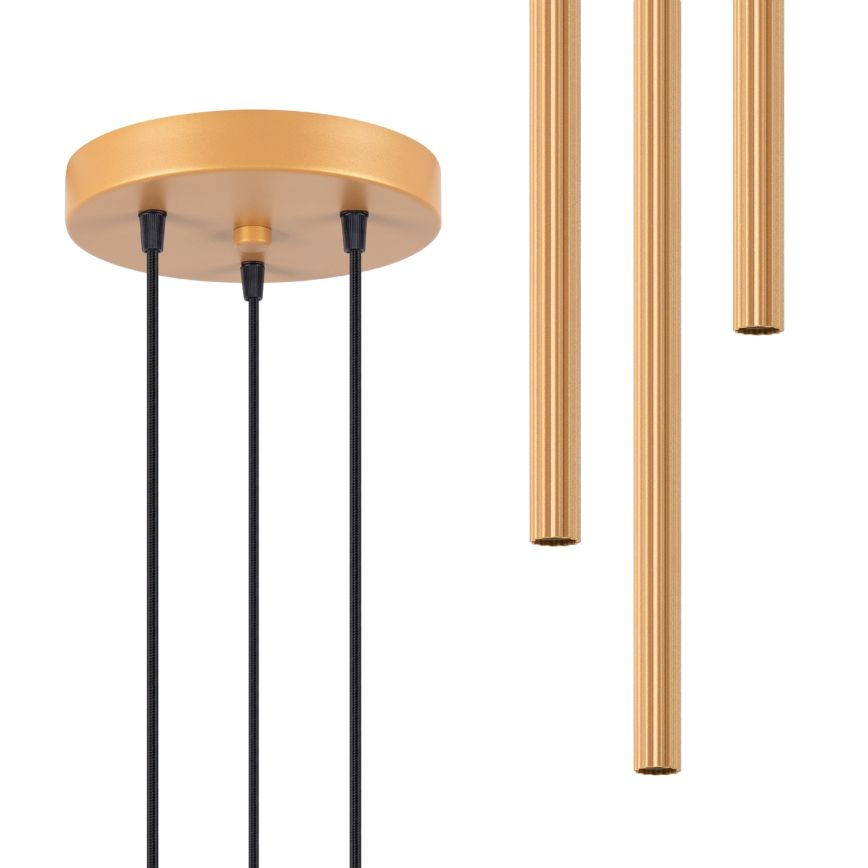 Lámpara colgante ARCHE 3xG9/8W/230V dorado