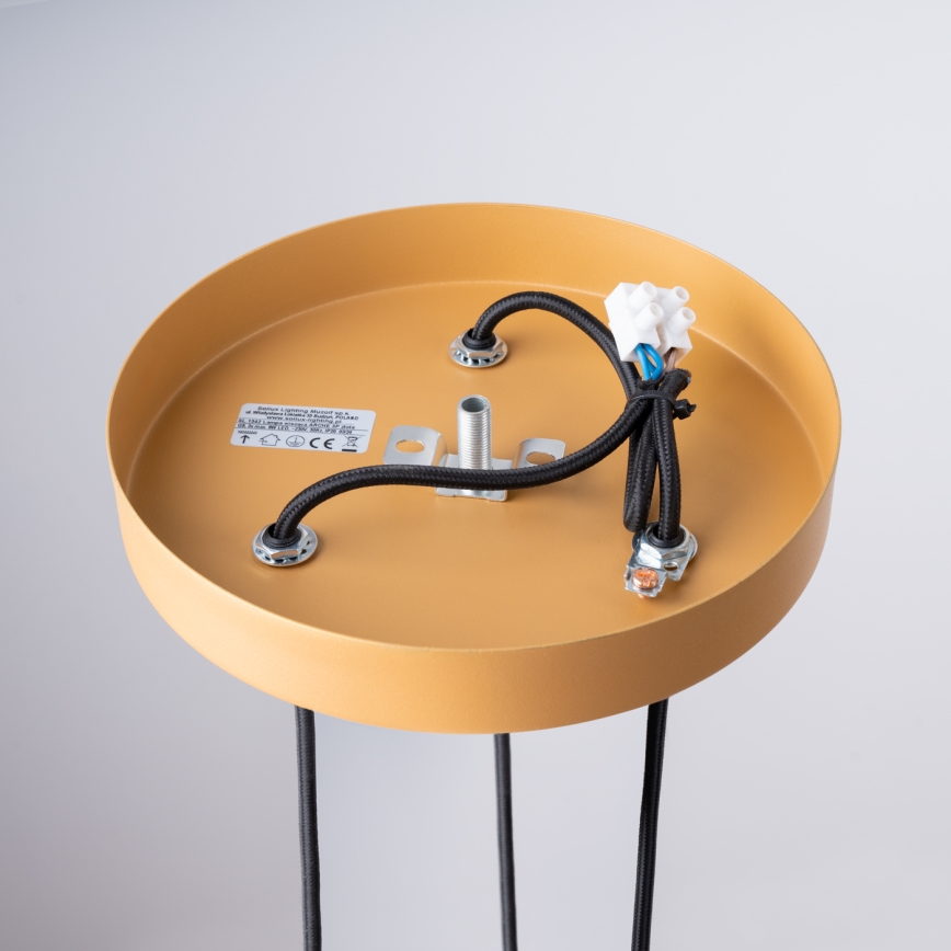 Lámpara colgante ARCHE 3xG9/8W/230V dorado