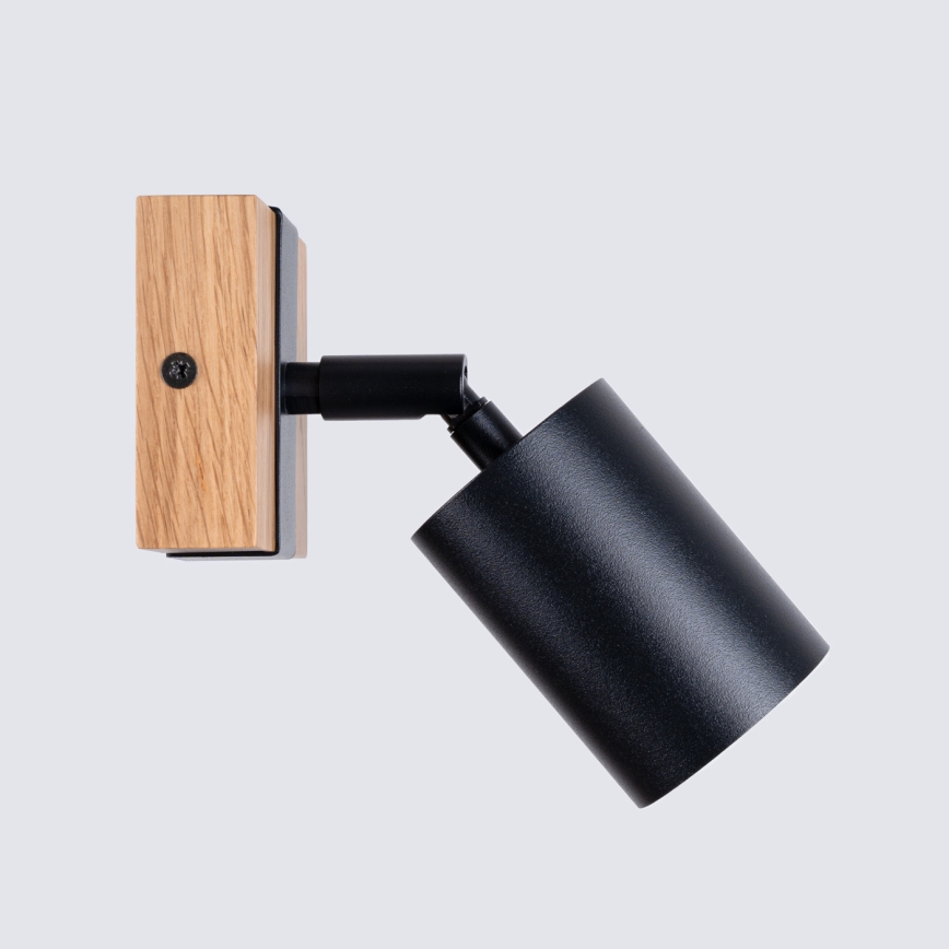 Foco de pared FAGER 1xGU10/10W/230V negro