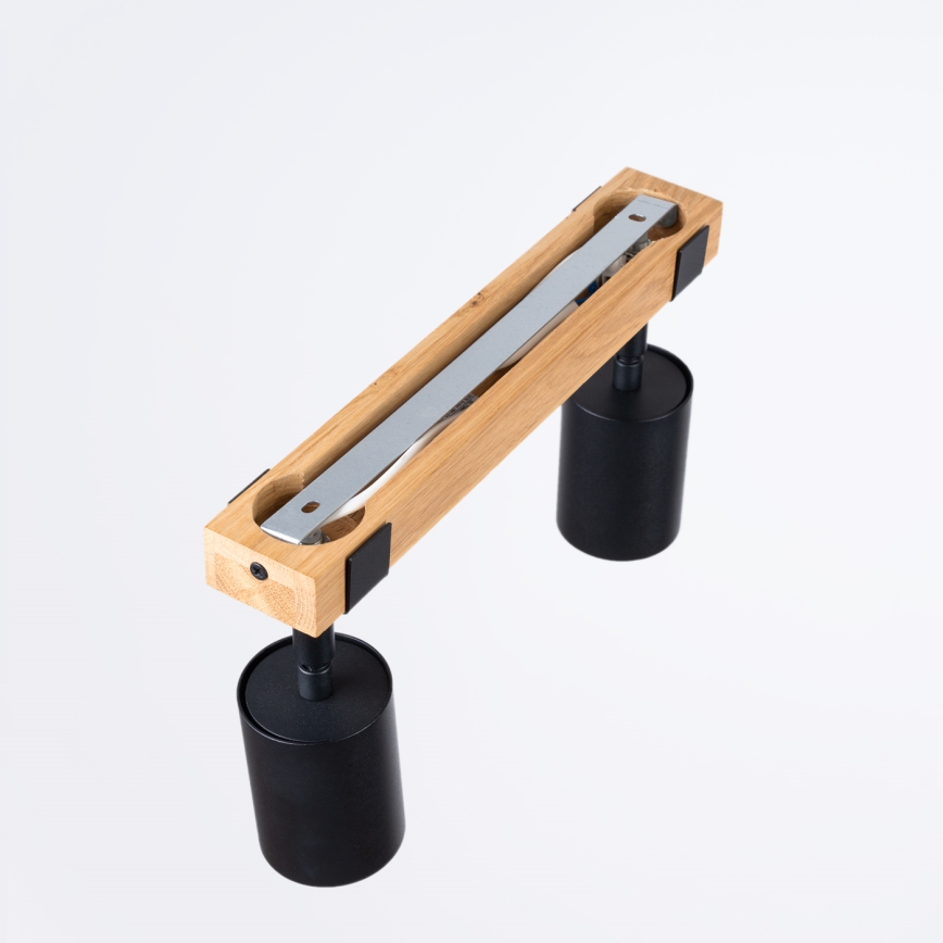 Foco FAGER 2xGU10/10W/230V negro