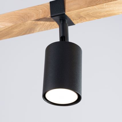 Foco FAGER 3xGU10/10W/230V negro