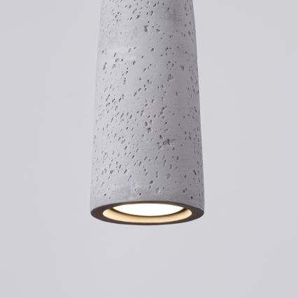 Lámpara colgante ELECTRA 1xGU10/10W/230V concreto/gris