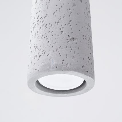 Lámpara colgante ELECTRA 1xGU10/10W/230V concreto/gris