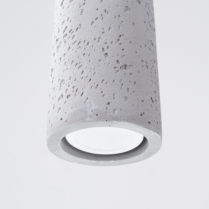 Lámpara colgante ELECTRA 1xGU10/10W/230V concreto/gris