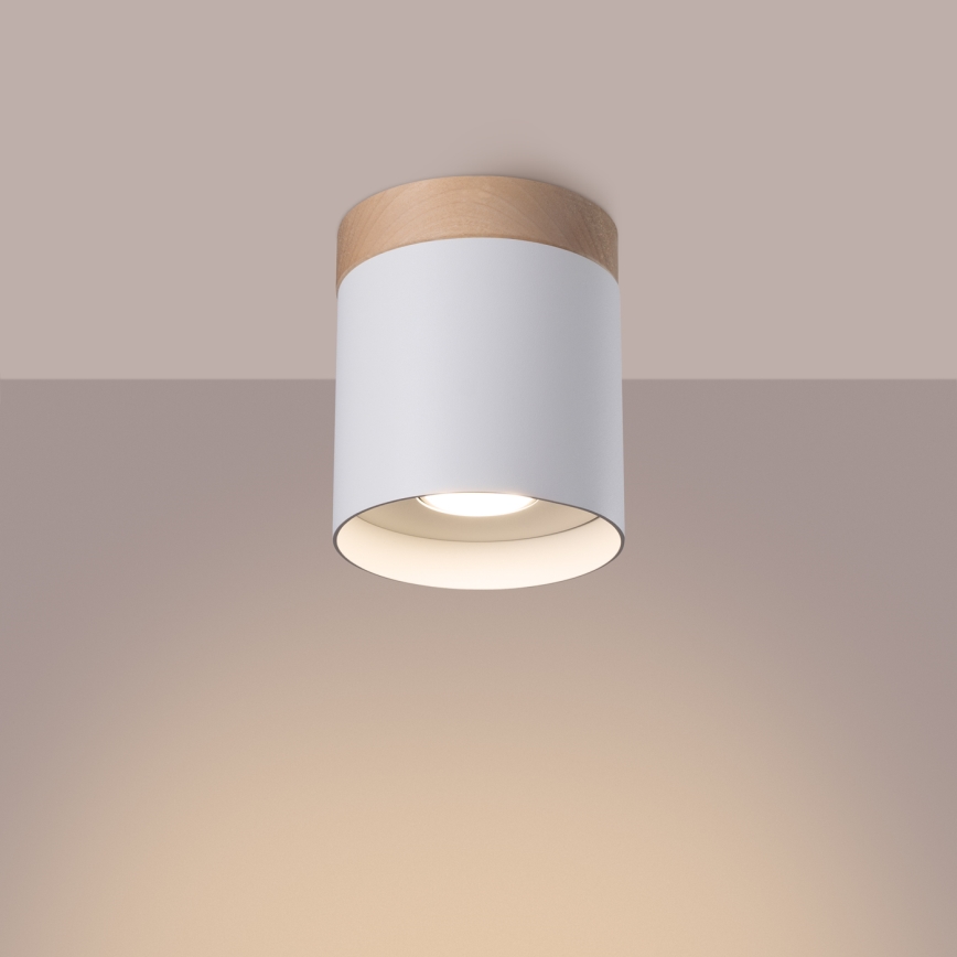 Foco RIF 1xGU10/10W/230V diá. 12 cm blanco