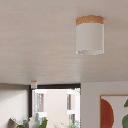 Foco RIF 1xGU10/10W/230V diá. 12 cm blanco