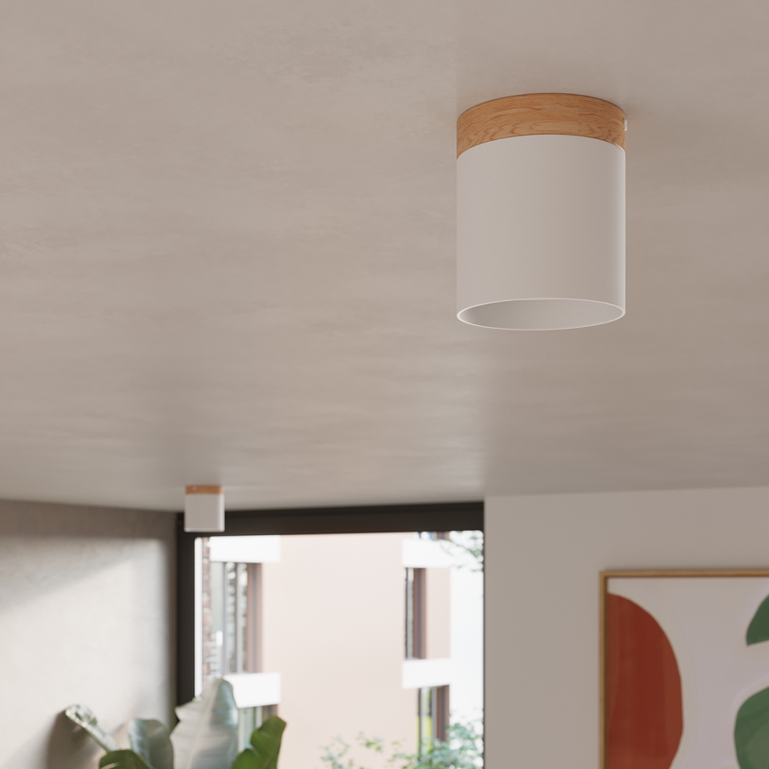 Foco RIF 1xGU10/10W/230V diá. 12 cm blanco