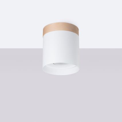 Foco RIF 1xGU10/10W/230V diá. 12 cm blanco