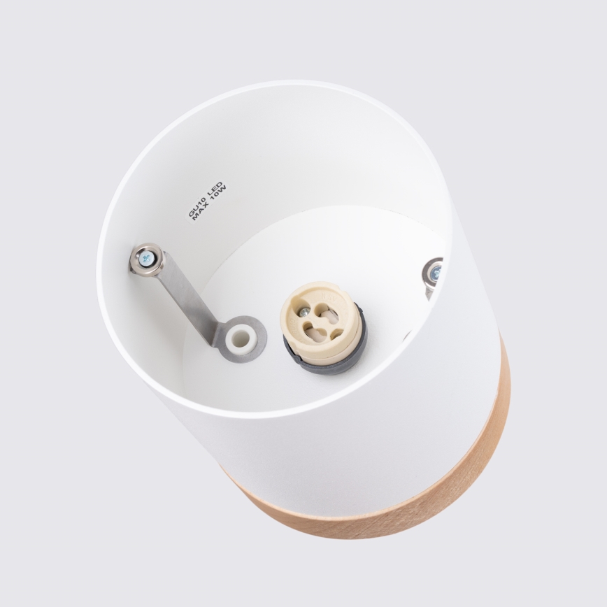 Foco RIF 1xGU10/10W/230V diá. 12 cm blanco