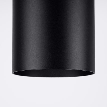 Foco RIF 1xGU10/10W/230V diá. 12 cm negro
