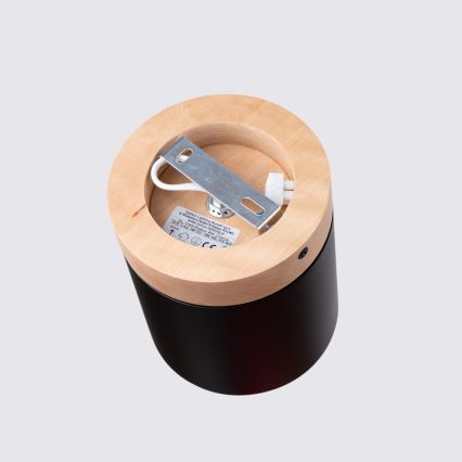 Foco RIF 1xGU10/10W/230V diá. 12 cm negro