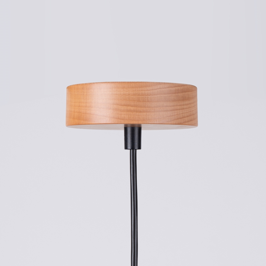Lámpara colgante MARION 1xE27/15W/230V diá. 29,5 cm negro