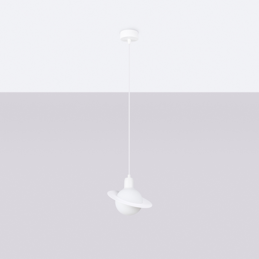 Lámpara colgante HYPERION 1xG9/8W/230V blanco