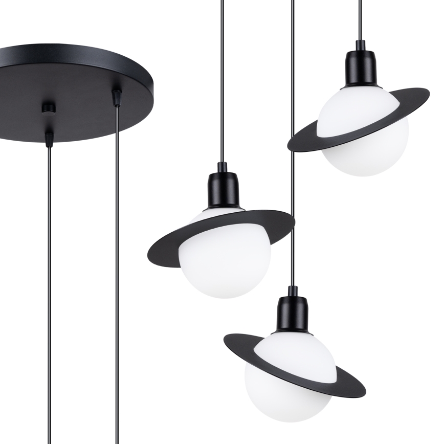 Lámpara colgante HYPERION 3xG9/8W/230V negro