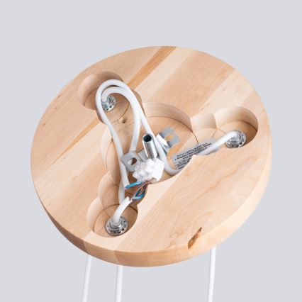 Lámpara colgante PEKKA 3xG9/8W/230V blanco