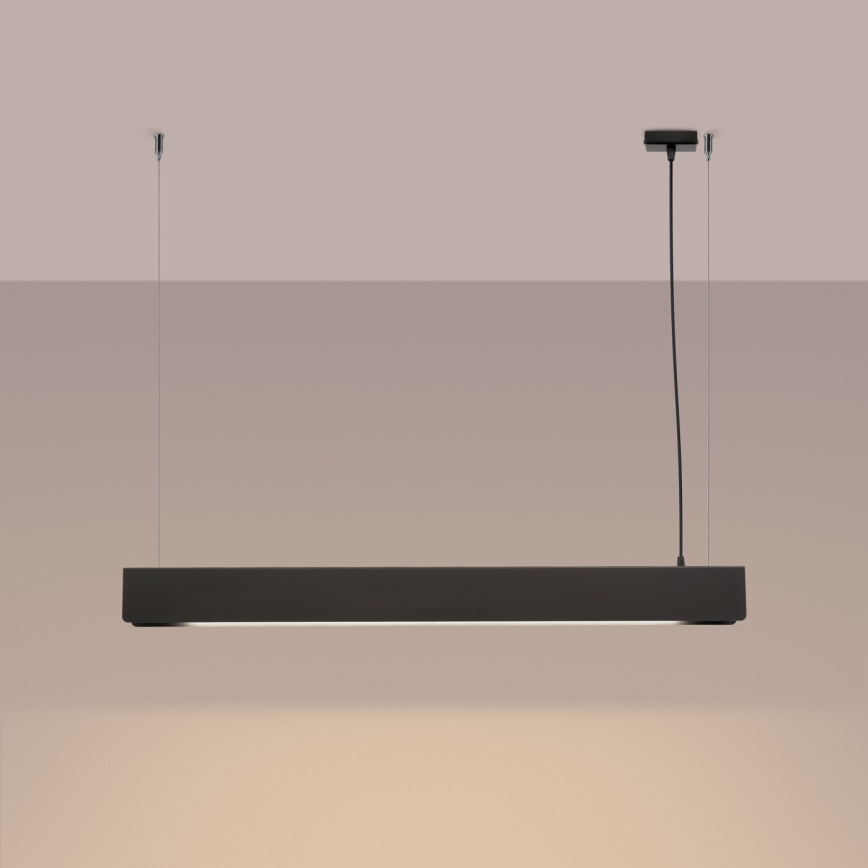 Lámpara LED colgante SPARK 1xG13/8,5W/230V negro