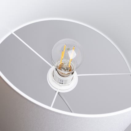 Lámpara colgante NOVA 1xE27/15W/230V diá. 30 cm blanco