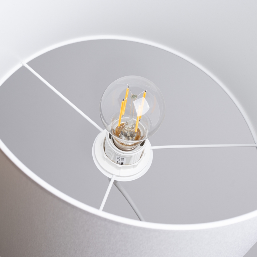 Lámpara colgante NOVA 1xE27/15W/230V diá. 30 cm blanco