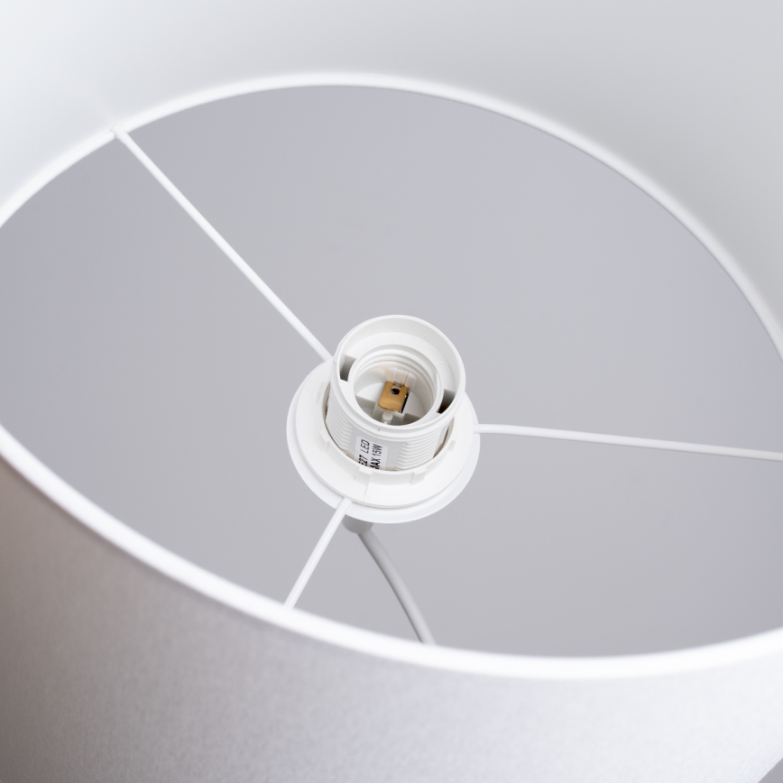 Lámpara colgante NOVA 1xE27/15W/230V diá. 30 cm blanco