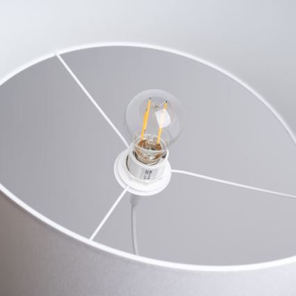 Lámpara colgante NOVA 1xE27/15W/230V diá. 40 cm blanco