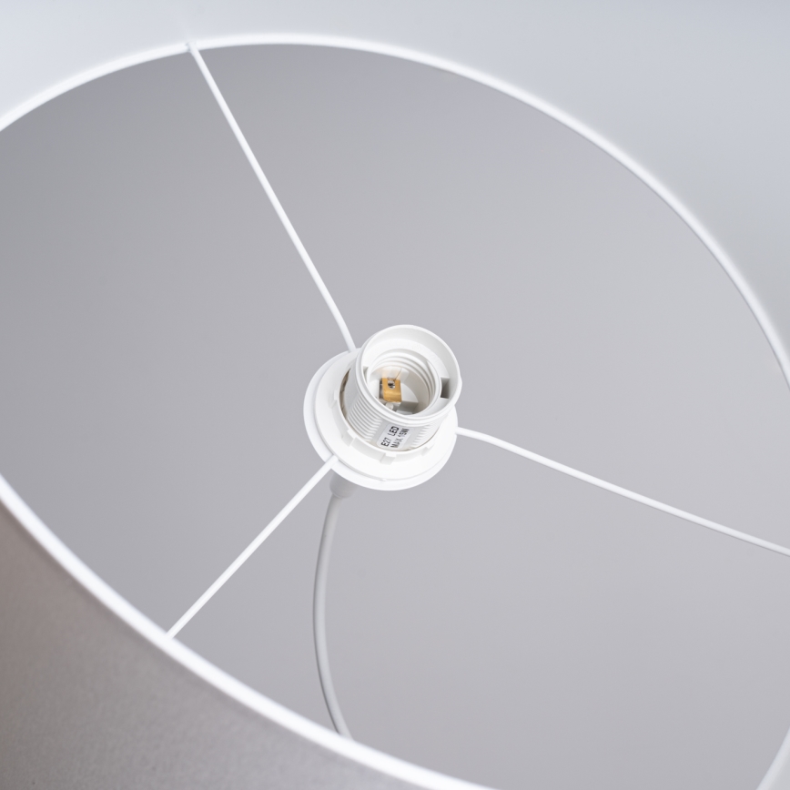 Lámpara colgante NOVA 1xE27/15W/230V diá. 40 cm blanco