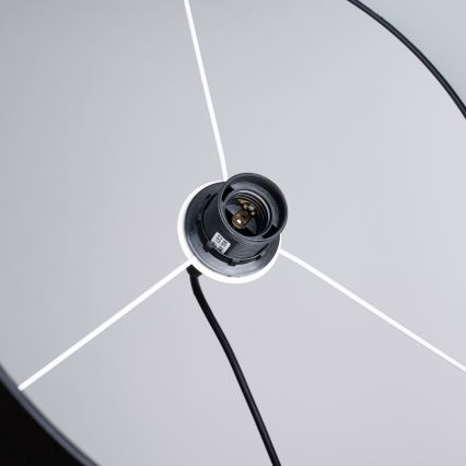 Lámpara colgante NOVA 1xE27/15W/230V diá. 40 cm negro