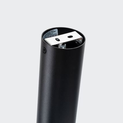 Foco NERO 1xGU10/10W/230V 22,5 cm negro/cromo brillante