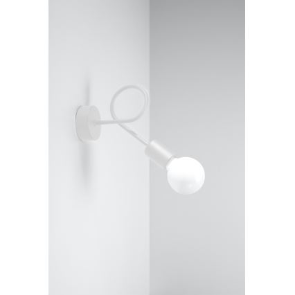 Aplique LOOP 1xE27/15W/230V blanco