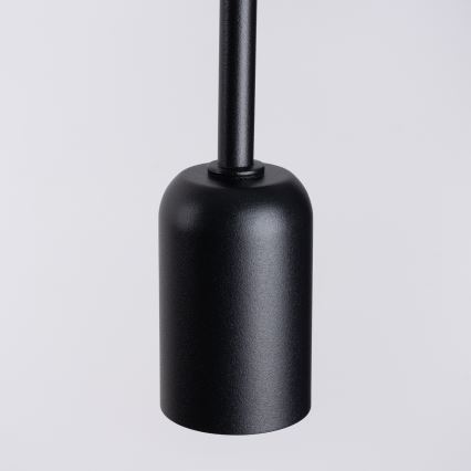Aplique LOOP 1xE27/15W/230V negro