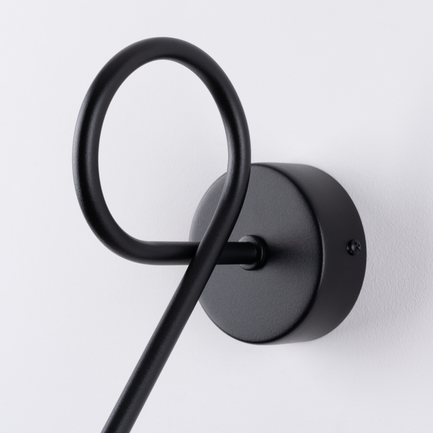 Aplique LOOP 1xE27/15W/230V negro