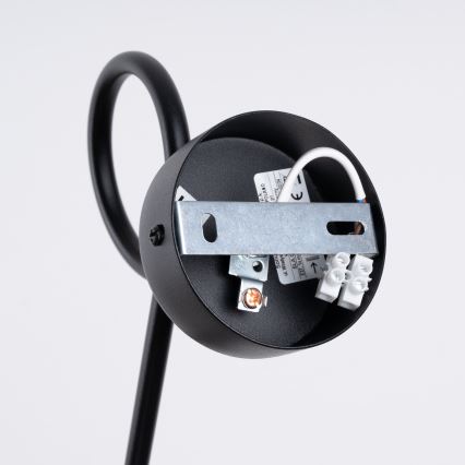 Aplique LOOP 1xE27/15W/230V negro