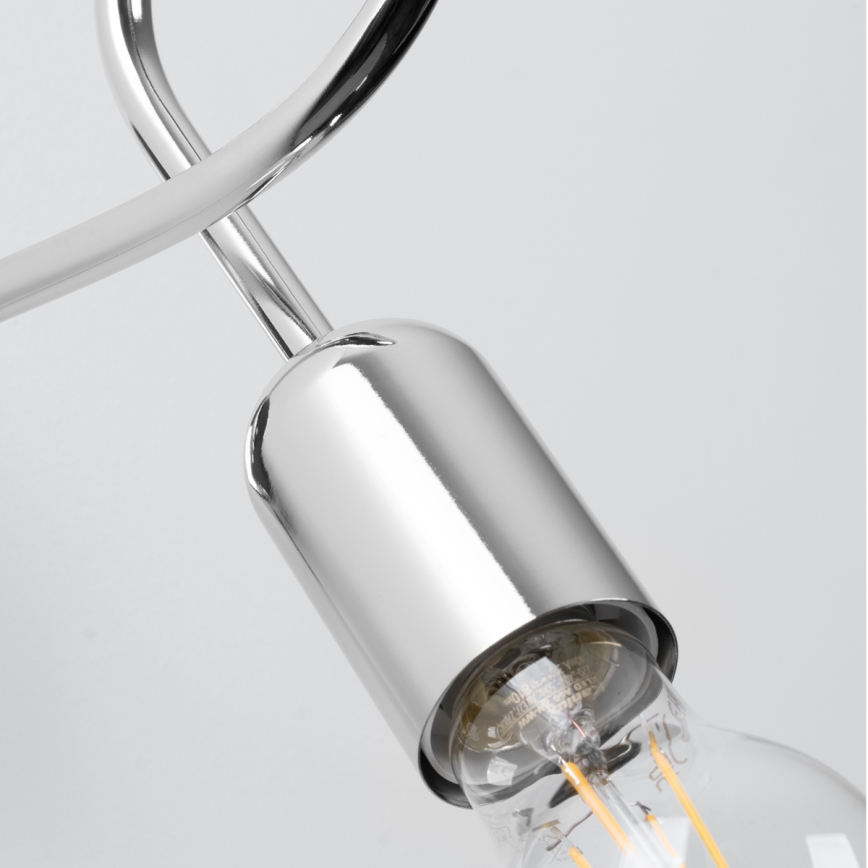 Aplique LOOP 1xE27/15W/230V cromo brillante