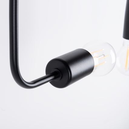 Lámpara de techo VECTOR 8xE27/15W/230V negro