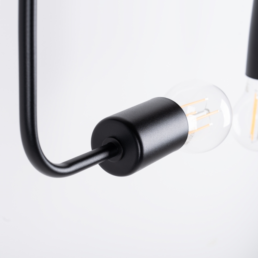 Lámpara de techo VECTOR 8xE27/15W/230V negro