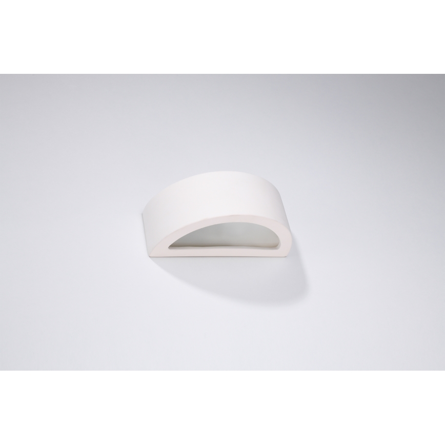 Aplique ATENA 1xE27/15W/230V 20 cm blanco