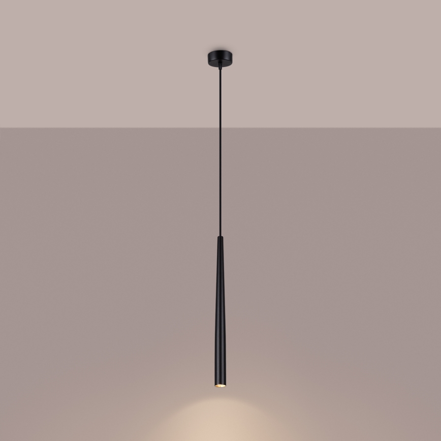 Lámpara colgante BLISS 1xG9/8W/230V negro