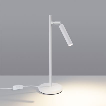 Lámpara de mesa PASTELO 1xG9/8W/230V blanco