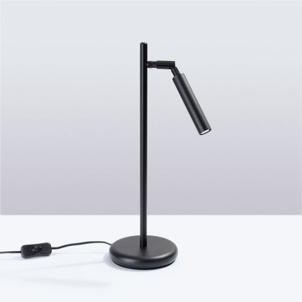 Lámpara de mesa PASTELO 1xG9/8W/230V negro
