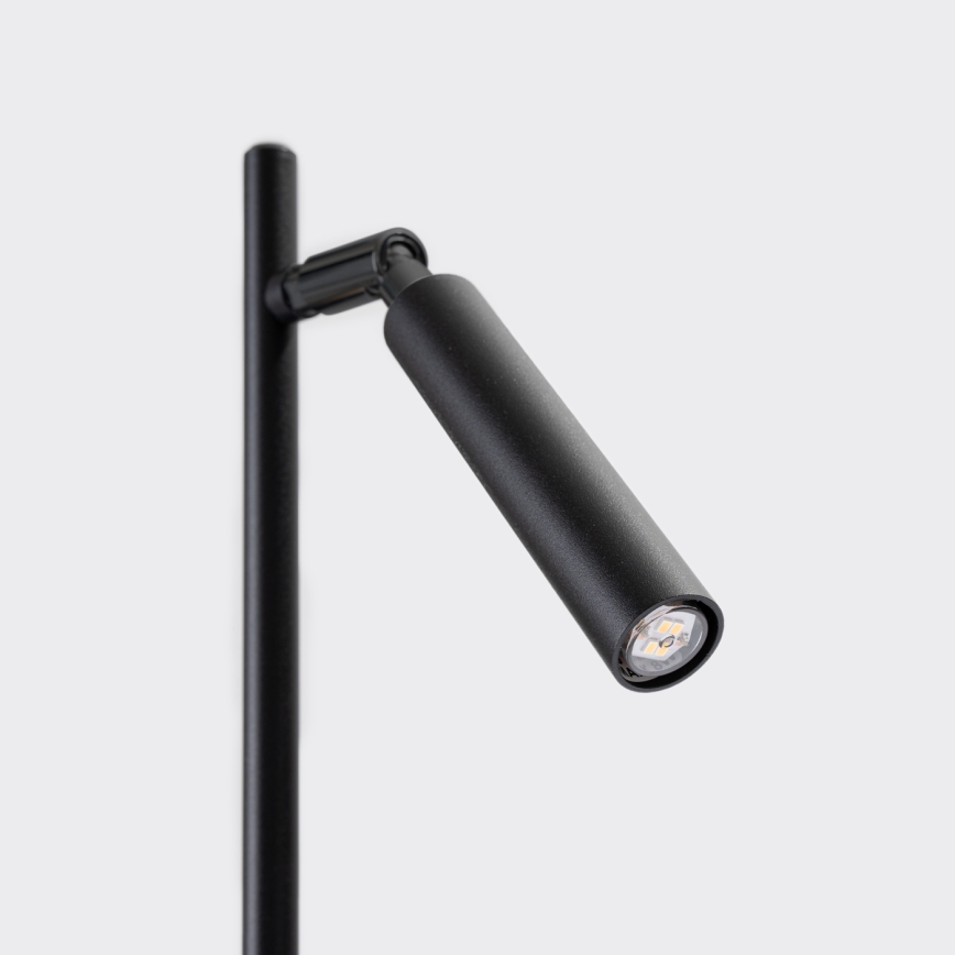 Lámpara de mesa PASTELO 1xG9/8W/230V negro