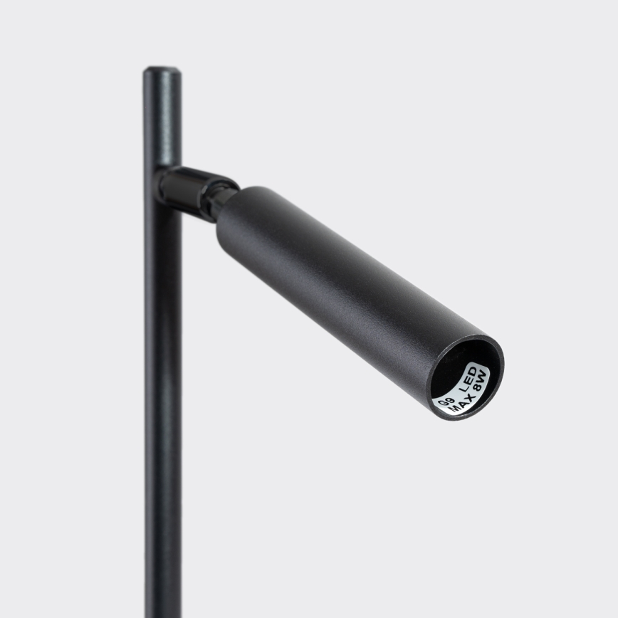 Lámpara de mesa PASTELO 1xG9/8W/230V negro