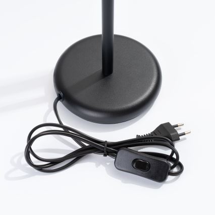 Lámpara de mesa PASTELO 1xG9/8W/230V negro