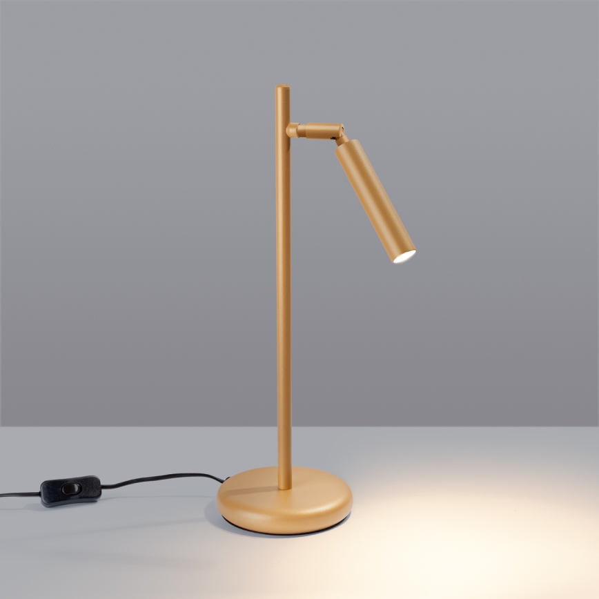 Lámpara de mesa PASTELO 1xG9/8W/230V dorado